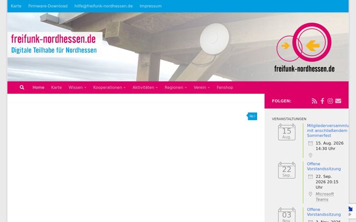 Screenshot of ffnordhessen.net