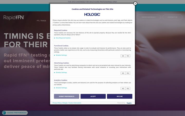 Screenshot of ffntest.com