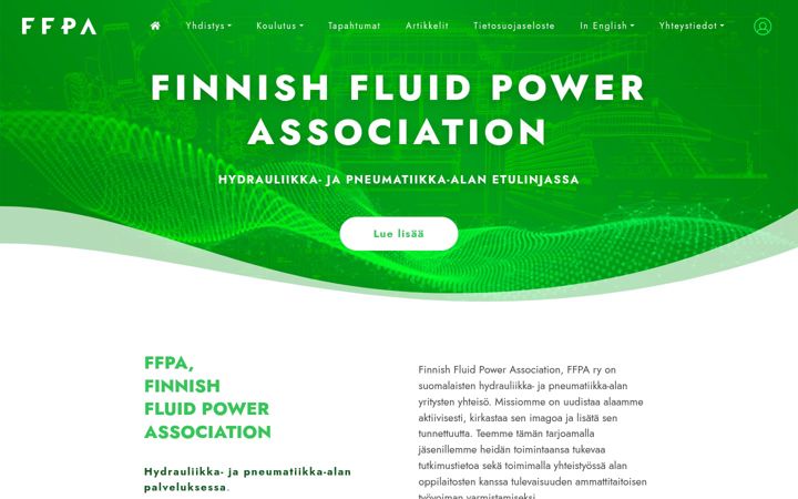 Screenshot of ffpa.fi