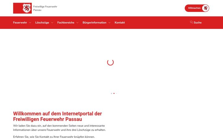 Ekrano kopija ffpassau.de