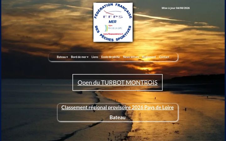 Screenshot of ffpspaysdeloire.fr