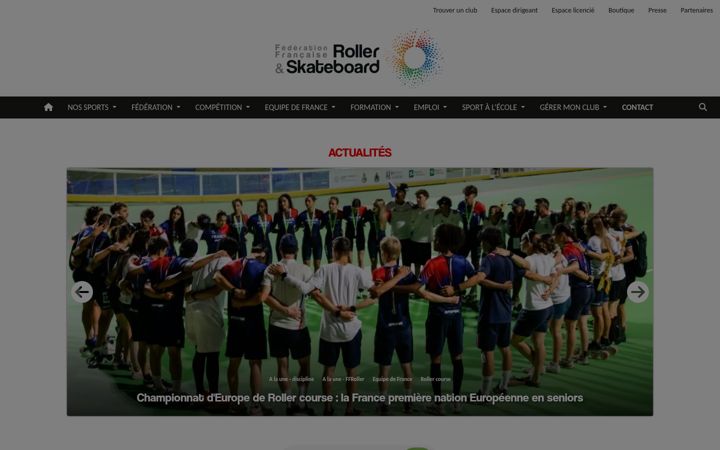 Screenshot of ffroller-skateboard.fr