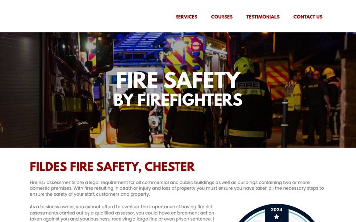 Screenshot of ffsafety.co.uk