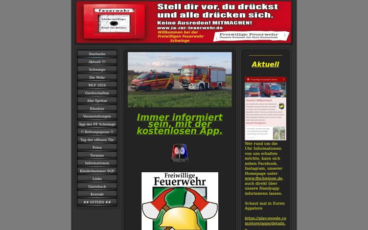 Ekrano kopija ffschwinge.de