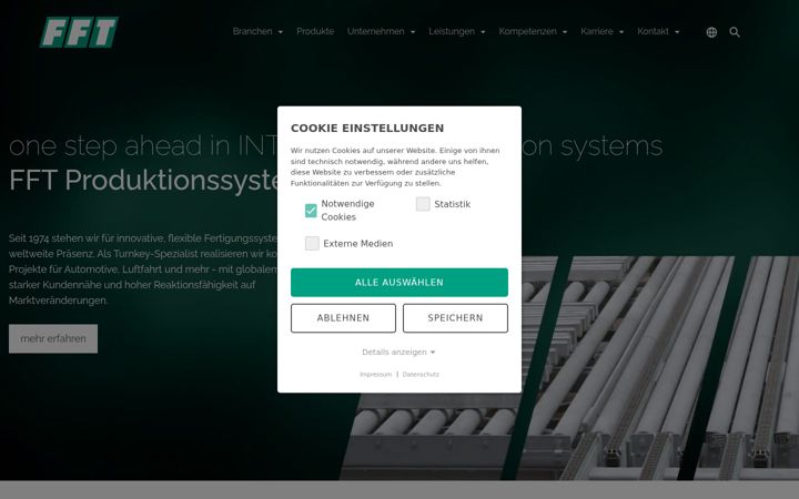 Screenshot of fft.de