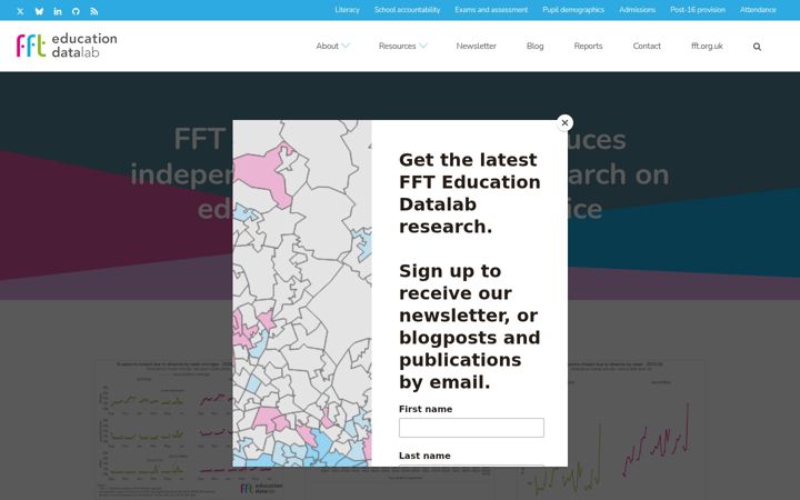 Screenshot of ffteducationdatalab.org.uk