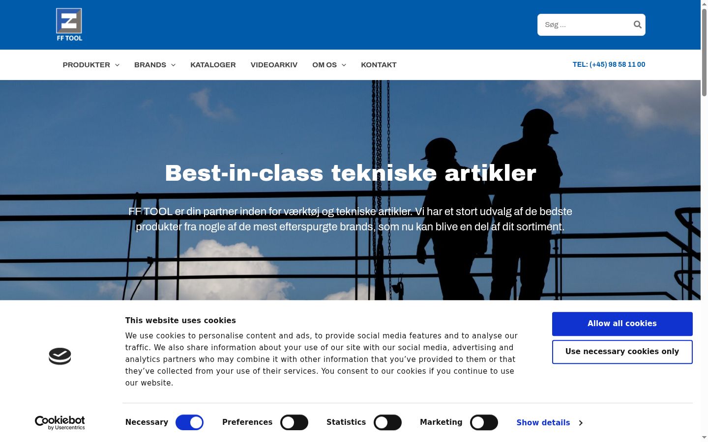Zrzut ekranu banera zgody wyświetlanego przed jakąkolwiek interakcją