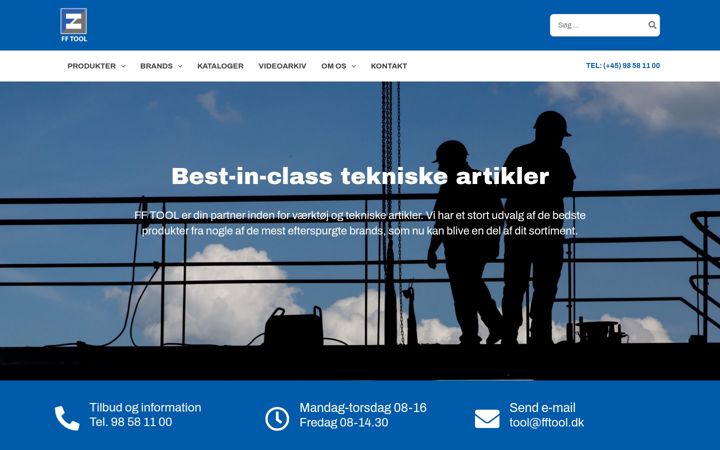 Screenshot of fftool.dk