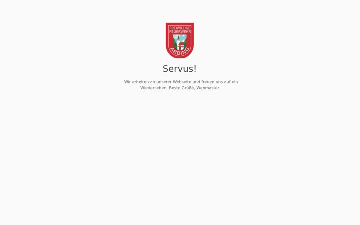 Screenshot of ffw-arbing.de