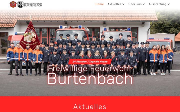 Capture d'écran de ffw-burtenbach.de