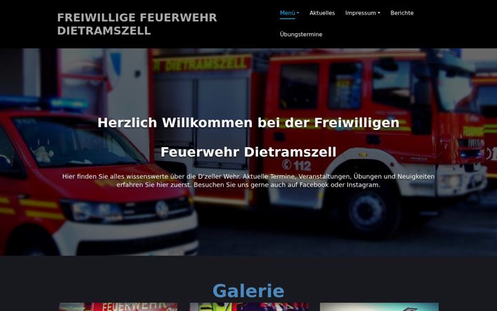 Screenshot of ffw-dietramszell.de