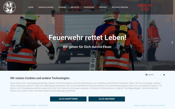 Képernyőkép: ffw-hochfeld.de