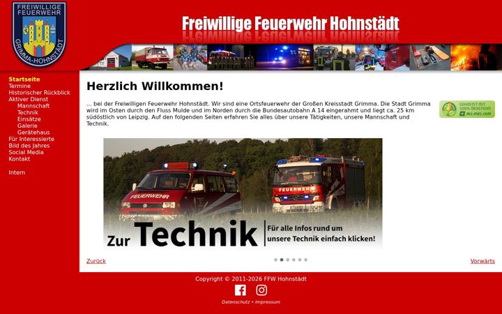 Képernyőkép: ffw-hohnstaedt.de