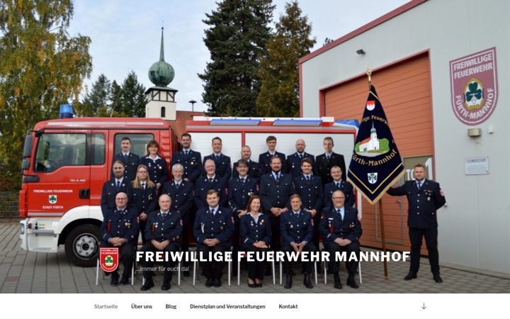 Screenshot of ffw-mannhof.de