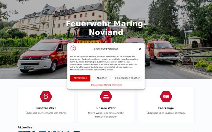 Képernyőkép: ffw-maring-noviand.de