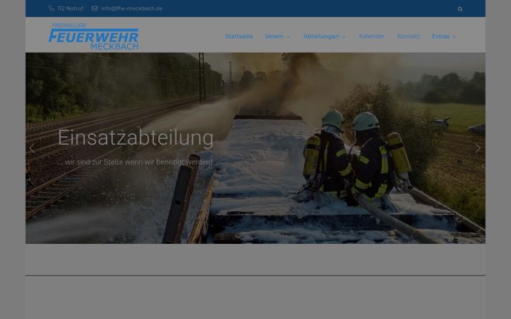Screenshot of ffw-meckbach.de
