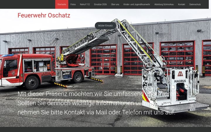 Screenshot of ffw-oschatz.de