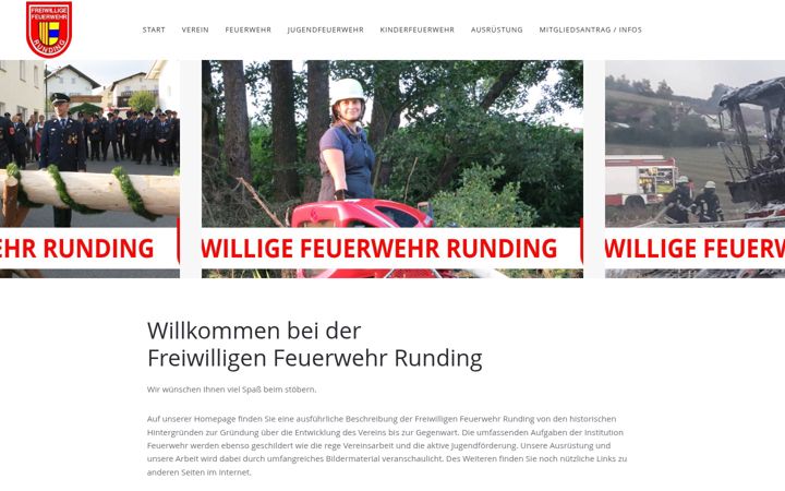 Screenshot of ffw-runding.de