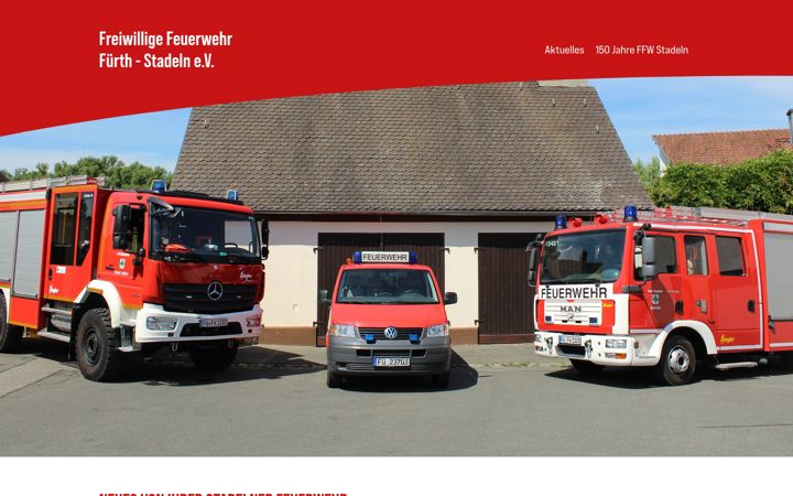 Screenshot of ffw-stadeln.de