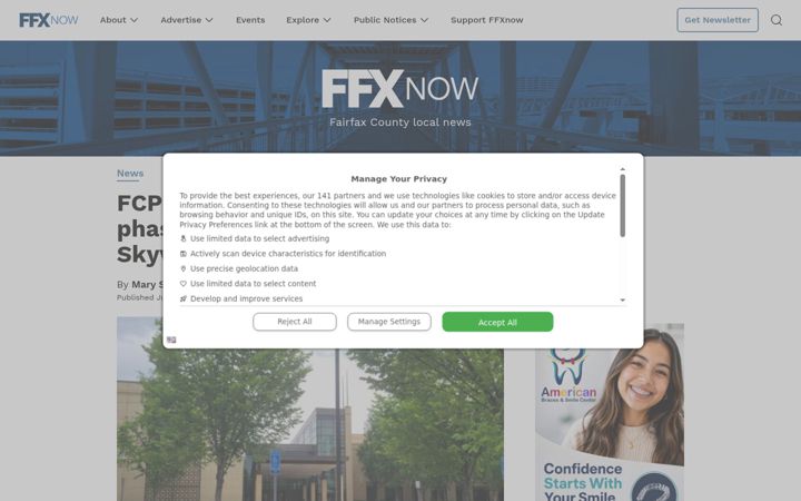 Screenshot of ffxnow.com
