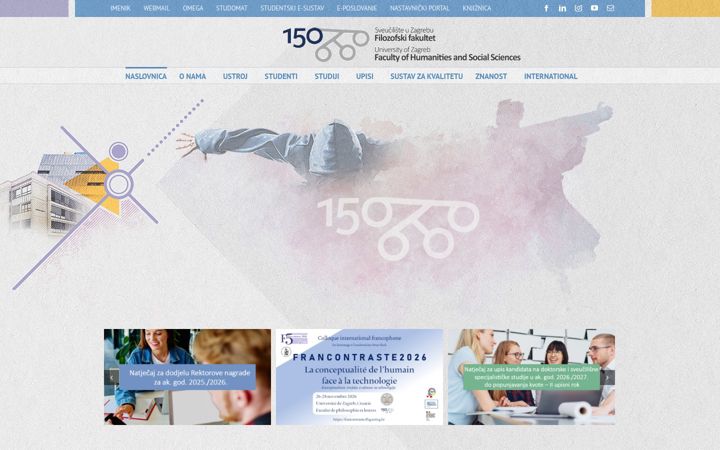 Screenshot of ffzg.hr