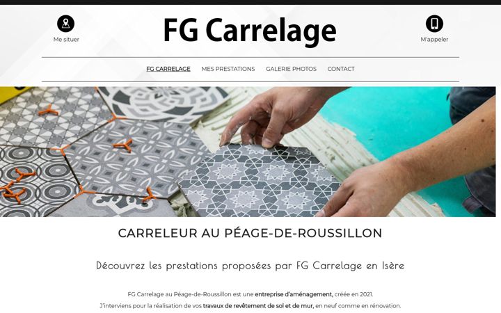 Screenshot of fg-carrelage.fr