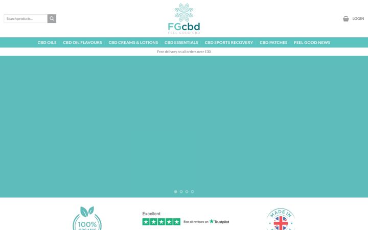 Screenshot ta' fg-cbd.co.uk