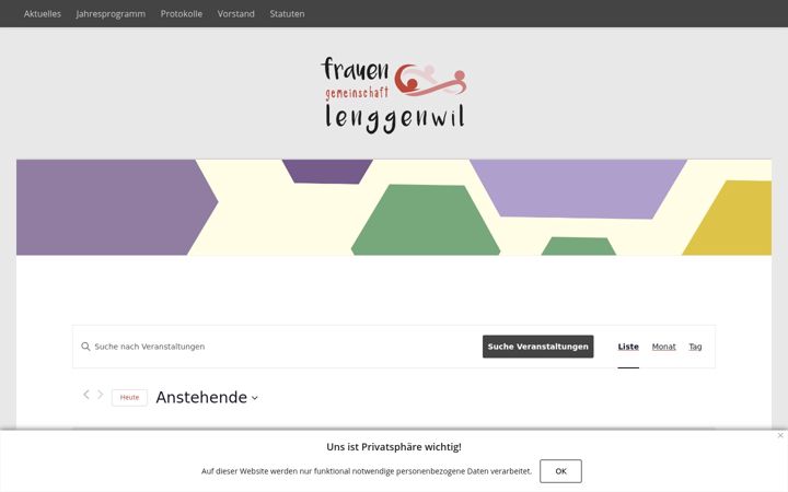 Screenshot of fg-lenggenwil.ch