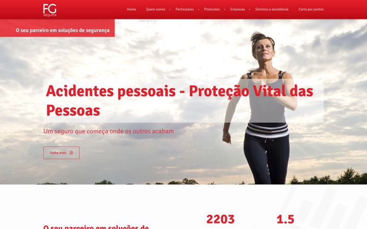 Screenshot of fg-seguros.pt
