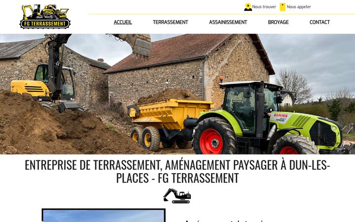 Screenshot of fg-terrassement.fr