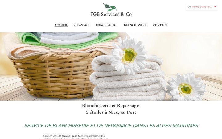 Screenshot of fgbservicesandco.fr