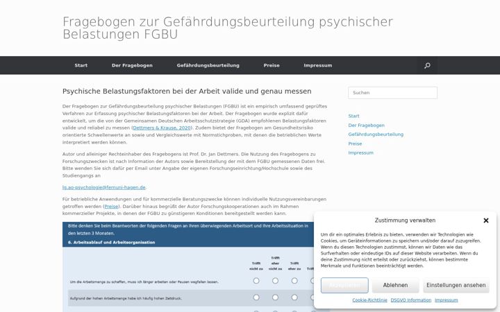 Screenshot of fgbu.de