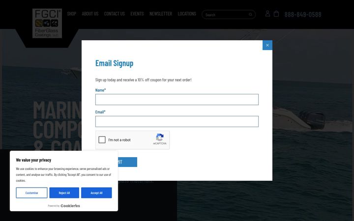 Screenshot of fgci.com