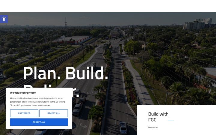Screenshot of fgconstruction.com