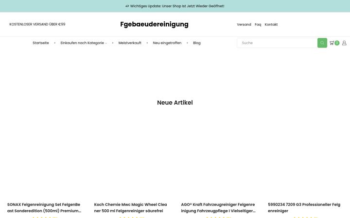 Screenshot of fgebaeudereinigung.de