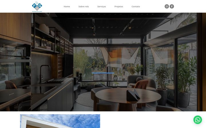 Screenshot of fgesquadrias.com.br