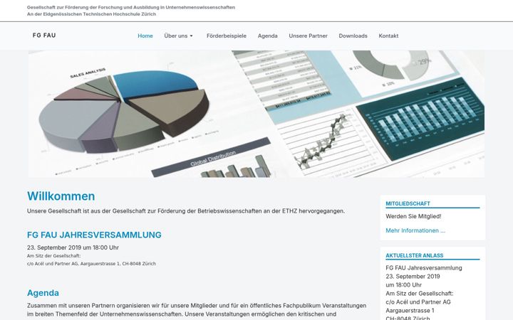 Screenshot of fgfau.ch