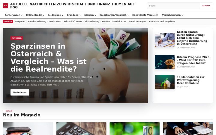 Screenshot of fgg.at