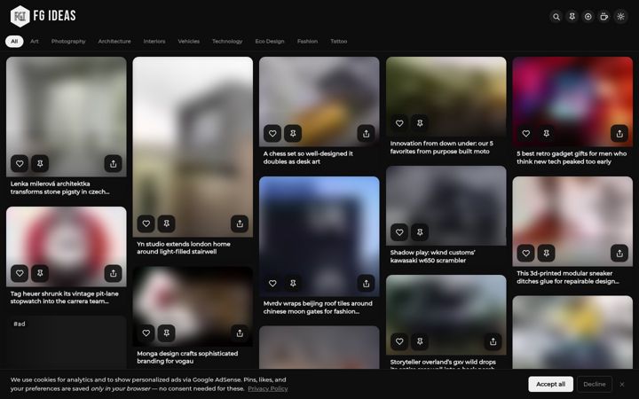 Screenshot of fgideas.org