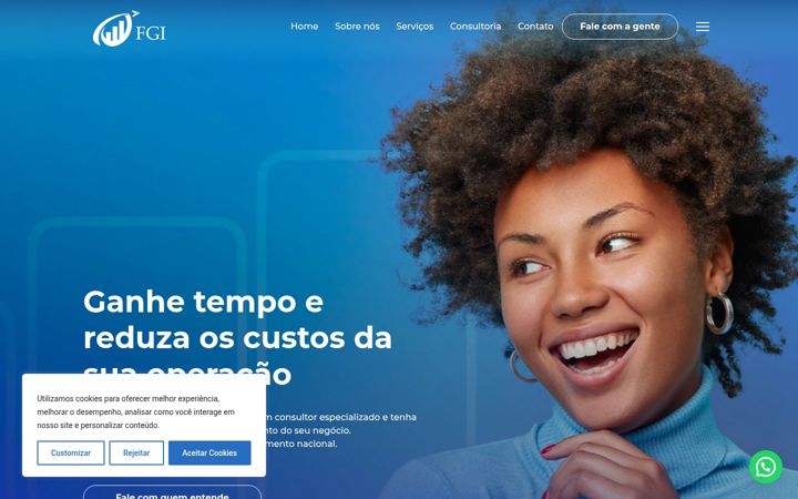 Screenshot of fgigestao.com.br