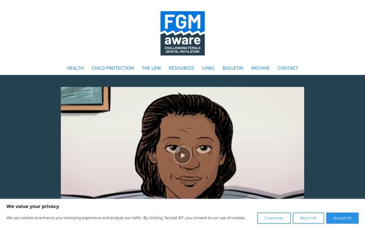 Screenshot of fgmaware.org