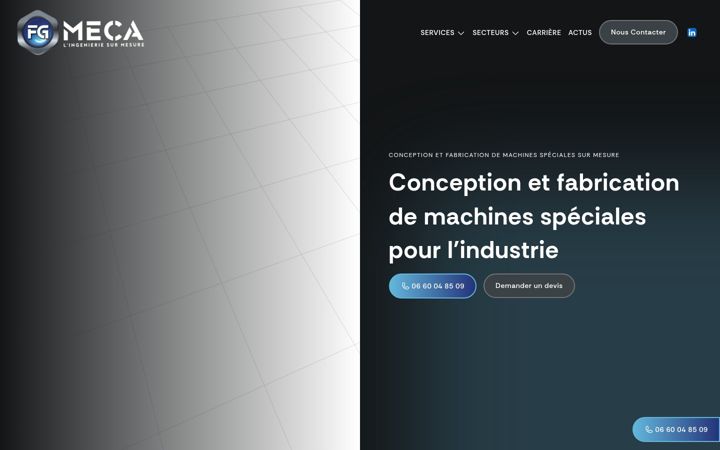 Screenshot of fgmeca.com