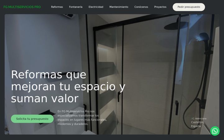 Screenshot of fgmultiserviciospro.com
