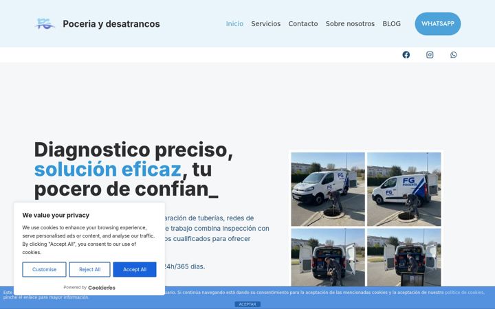 Screenshot of fgpoceria.com
