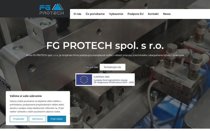 Screenshot of fgprotech.sk