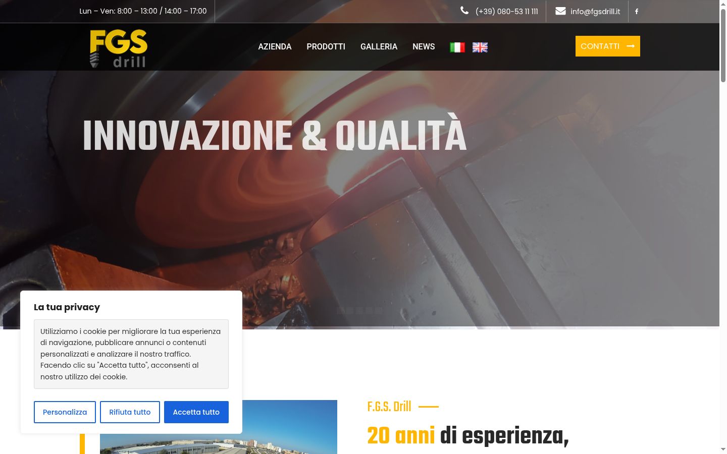 Screenshot tal-banner tal-kunsens muri qabel kwalunkwe interazzjoni