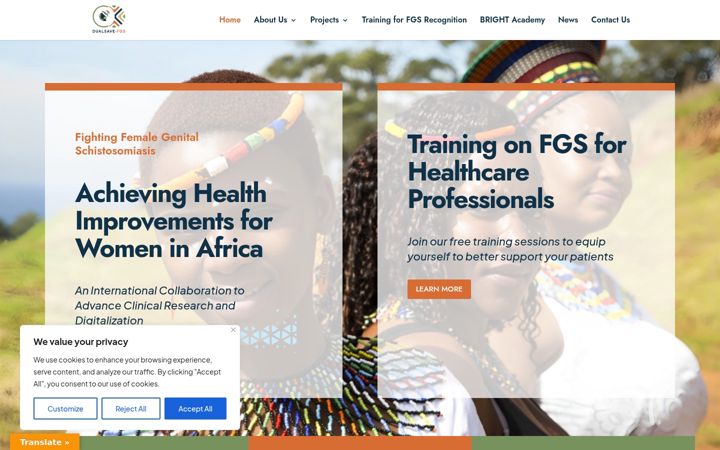 Screenshot of fgsnomore.org