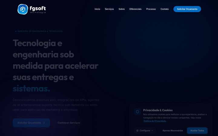 Screenshot of fgsoft.com.br