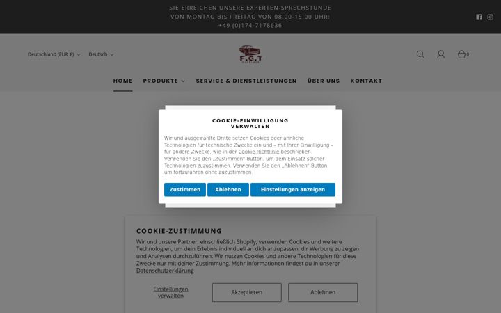 Screenshot of fgt-shop.de