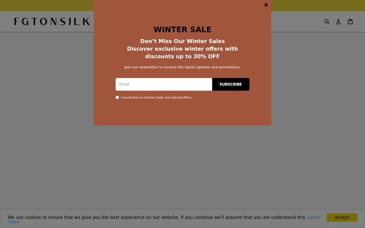 Screenshot of fgtonsilk.com